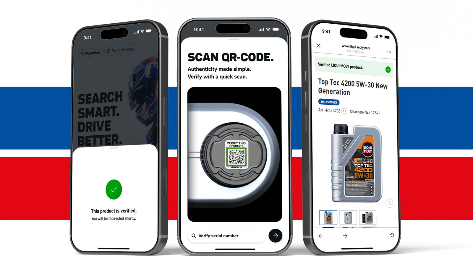 LIQUI MOLY: Έλεγχος γνησιότητας με QR στο δοχείο LIQUI MOLY: Έλεγχος γνησιότητας με QR στο δοχείο